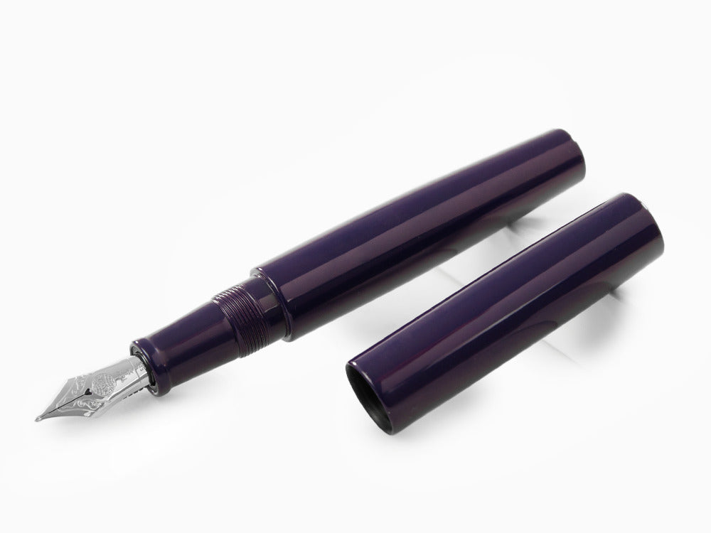 Stylo Plume Nakaya Cigar 160mm., Shobu, Laque urushi Rodhium