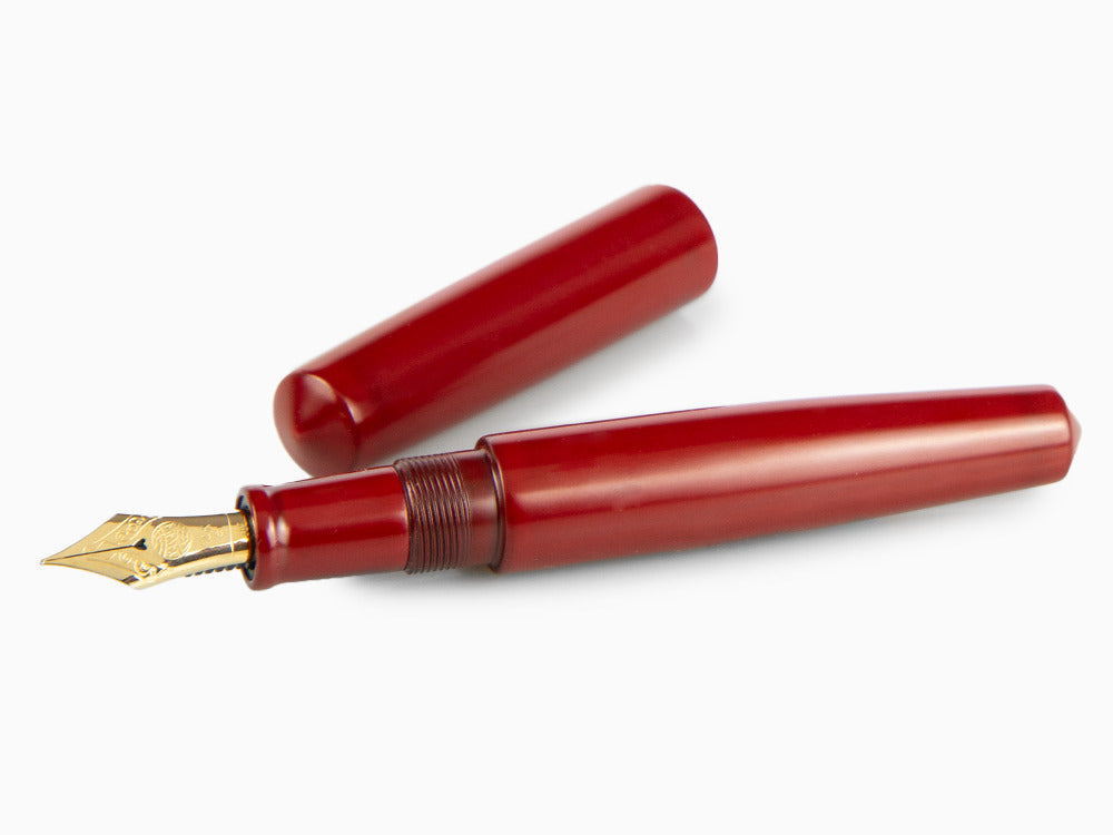 Stylo Plume Nakaya Cigar Piccolo, Shu-nurippanashi, Or 14k