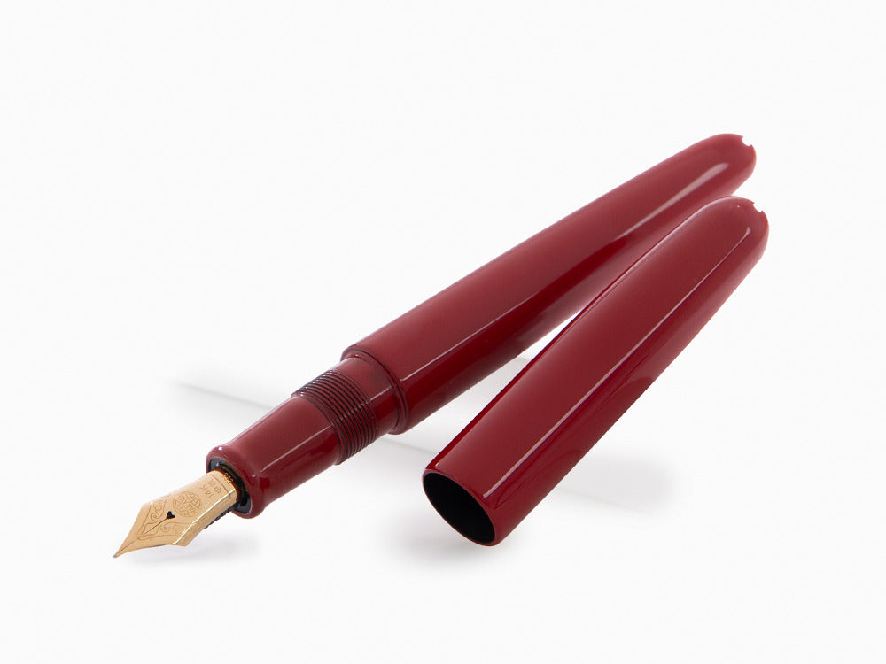 Stylo Plume Nakaya Cigar Portable, Shu, Ebonite, Or 14k