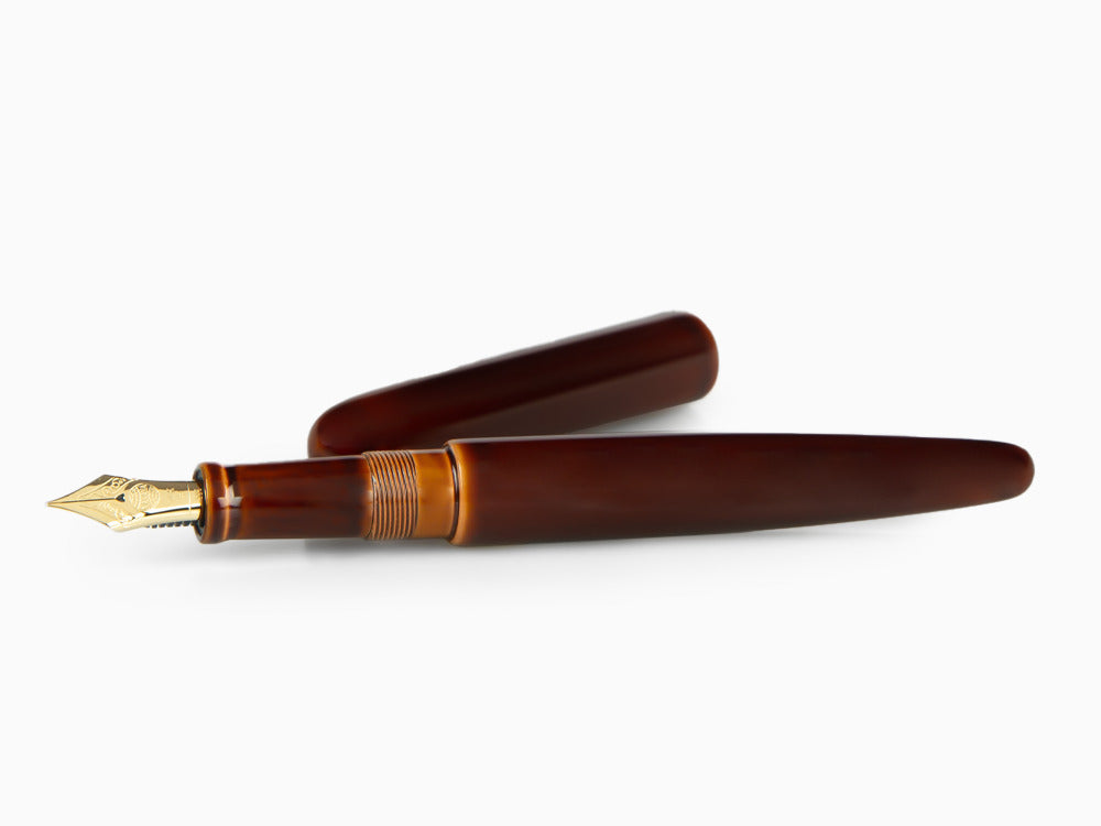Stylo Plume Nakaya Cigar Long, Toki Tamenuri, Laque urushi sur ébonite
