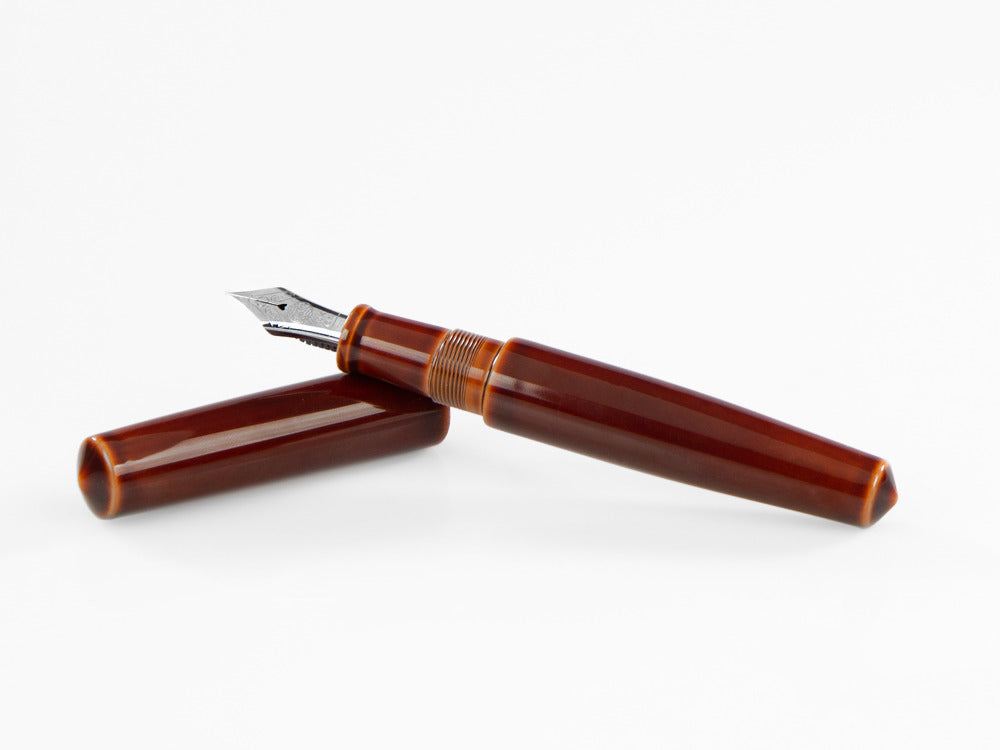 Stylo Plume Nakaya Cigar Piccolo, Toki-Tamenuri, Ebonite, Rodhium