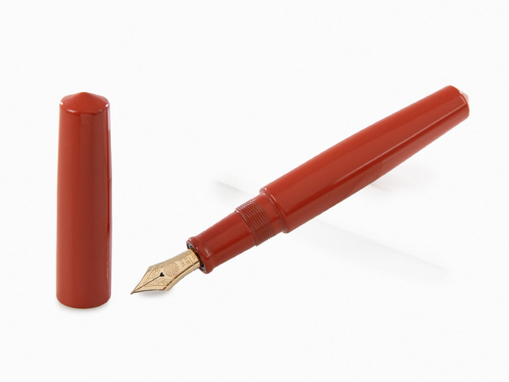 Stylo Plume Nakaya Cigar Piccolo Arai Shu, Ebonite, Laque Urushi