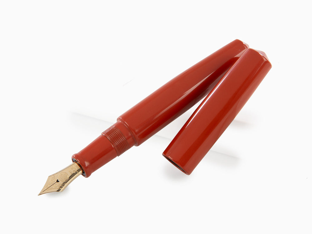 Stylo Plume Nakaya Cigar Piccolo Arai Shu, Ebonite, Laque Urushi