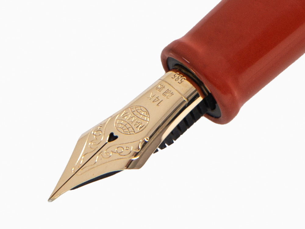 Stylo Plume Nakaya Cigar Piccolo Arai Shu, Ebonite, Laque Urushi