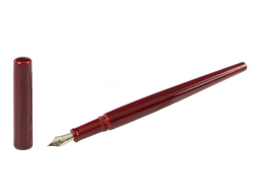 Stylo Plume Nakaya Desk, Aka-Tamenuri, Or 14K bicolore