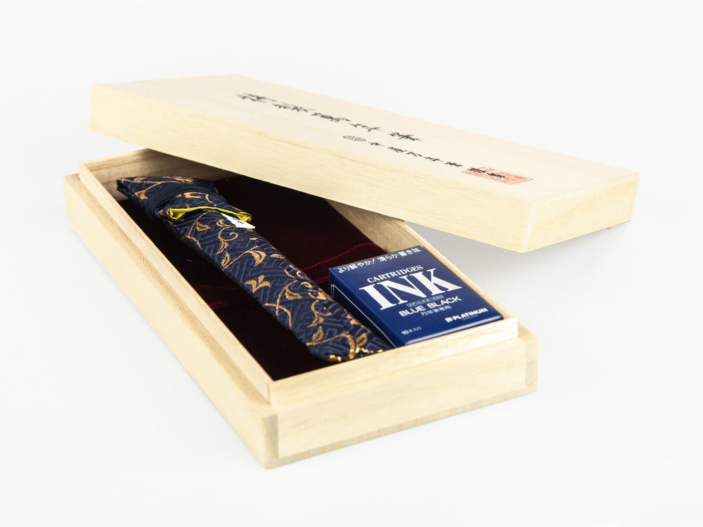 Stylo Plume Nakaya Desk, Aka-Tamenuri, Or 14K bicolore