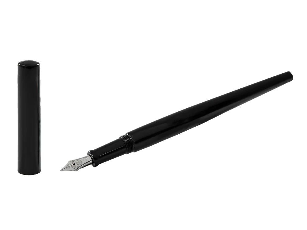 Stylo Plume Nakaya Desk, Kuro-Roiro, Noir, Or 14k rodhium