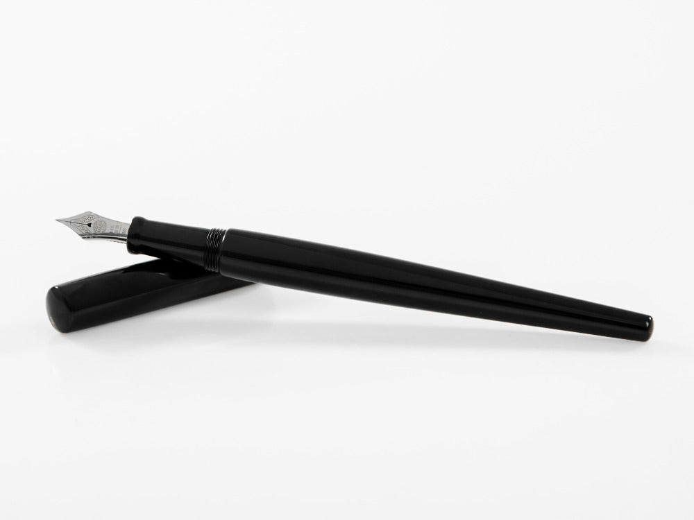 Stylo Plume Nakaya Desk, Kuro-Roiro, Noir, Or 14k rodhium