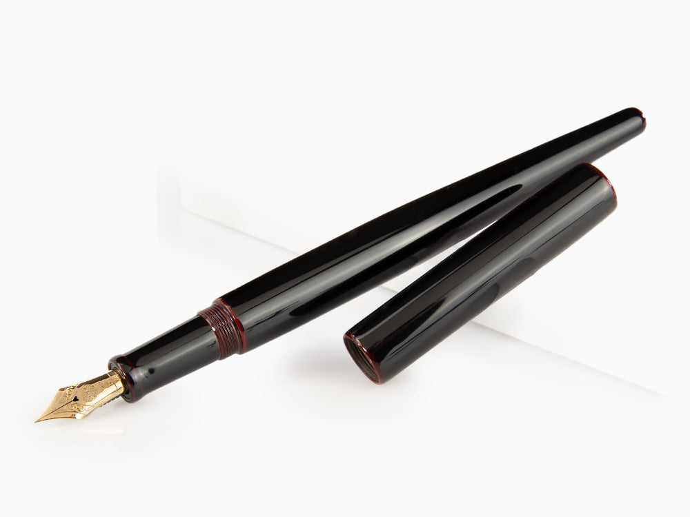 Stylo Plume Nakaya Desk, Kuro Tamenuri, Laque urushi sur ébonite