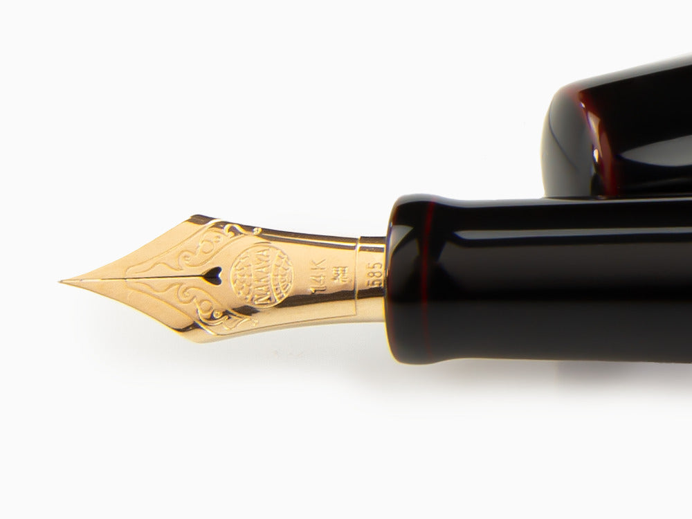 Stylo Plume Nakaya Desk, Kuro Tamenuri, Laque urushi sur ébonite