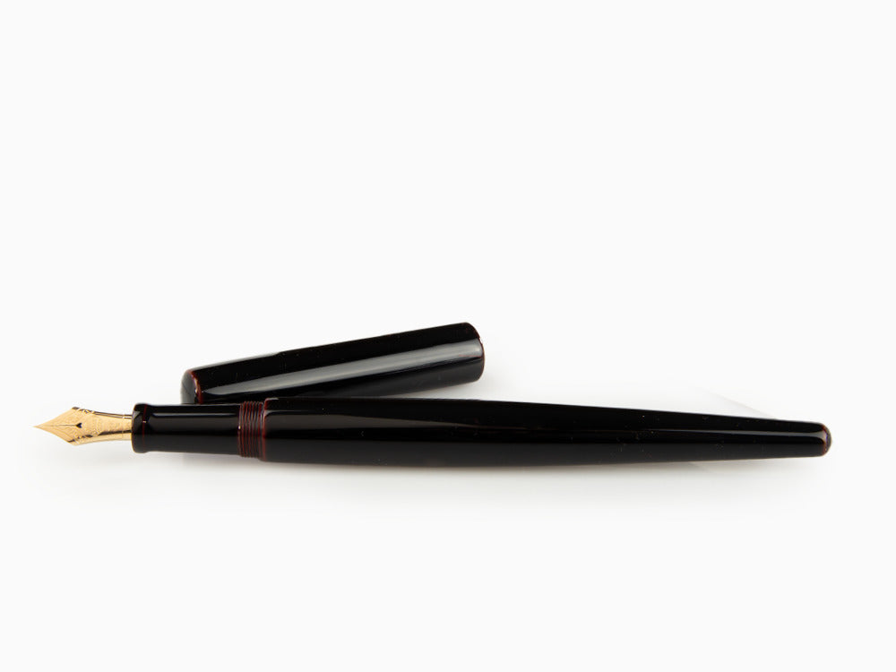 Stylo Plume Nakaya Desk, Kuro Tamenuri, Laque urushi sur ébonite