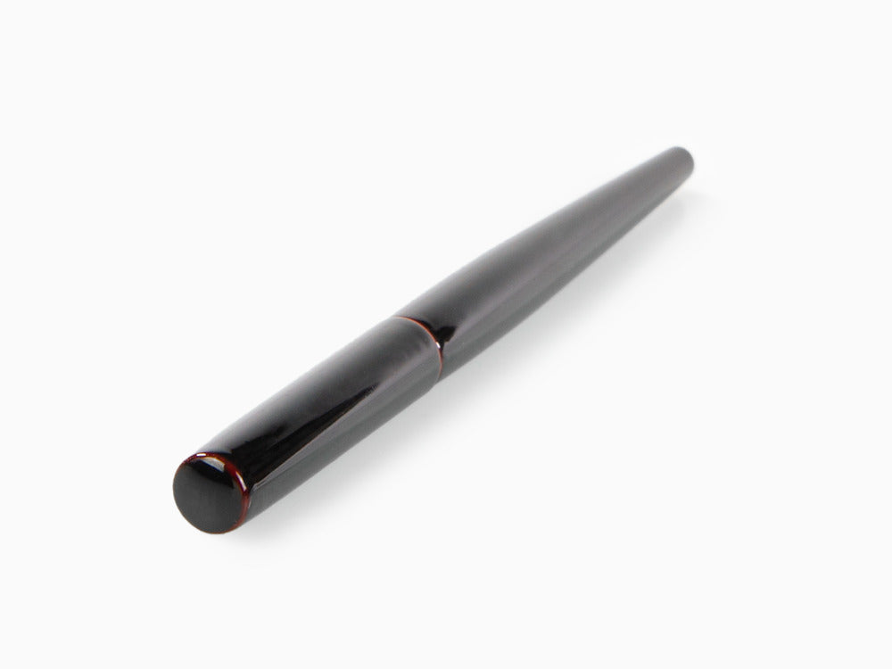 Stylo Plume Nakaya Desk, Kuro-Tamenuri, Laque urushi, Or Rose 14k