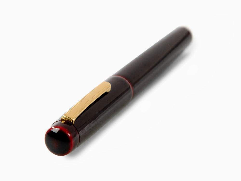Stylo Plume Nakaya Neo-Standard, Aka-Tamenuri, Or 14K bicolore