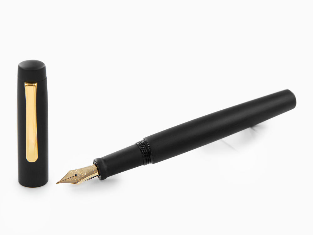 Stylo Plume Nakaya Neo-Standard, Black Hairline, Laque urushi