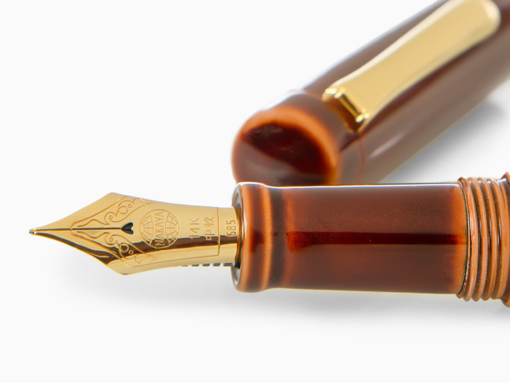 Stylo Plume Nakaya Neo-Standard, Toki-Tamenuri, Ebonite