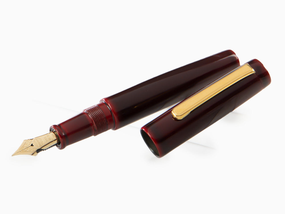 Stylo Plume Nakaya Writer Piccolo Aka Tamenuri, Plume Élastique