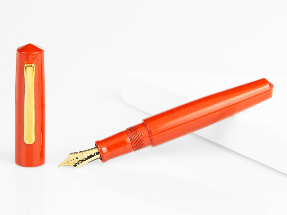 Stylo Plume Nakaya Writer Arai Shu, Laque urushi sur ébonite, Plaqué Or