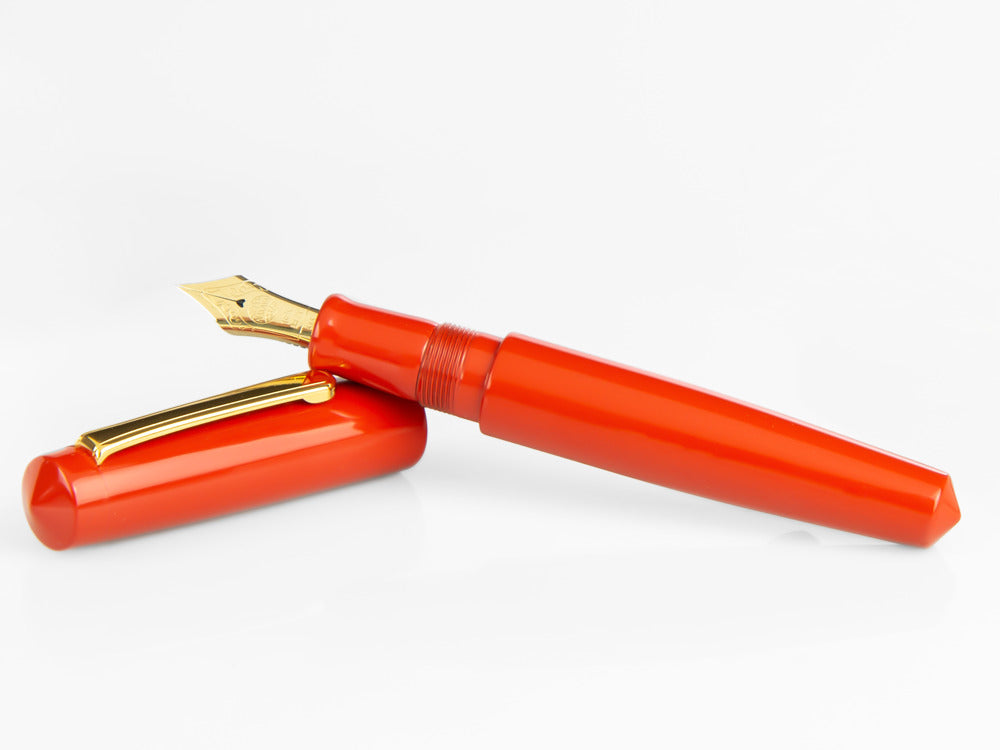 Stylo Plume Nakaya Writer Arai Shu, Laque urushi sur ébonite, Plaqué Or