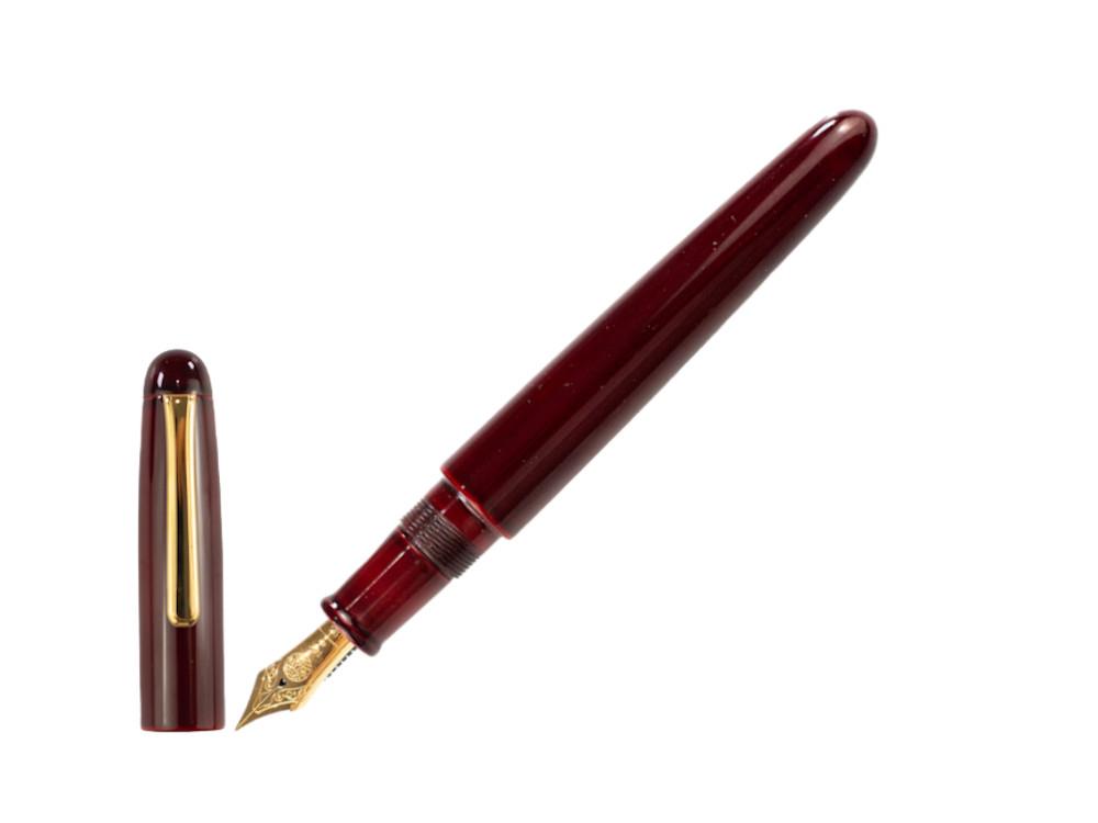 Stylo Plume Nakaya Writer Portable, Aka Tamenuri, Laque urushi, Métal