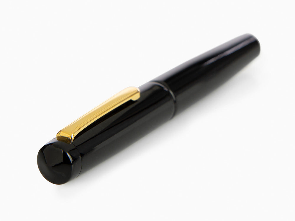 Stylo Plume Nakaya Writer Kuro-Roiro Noir, Piccolo, Ebonite, Or