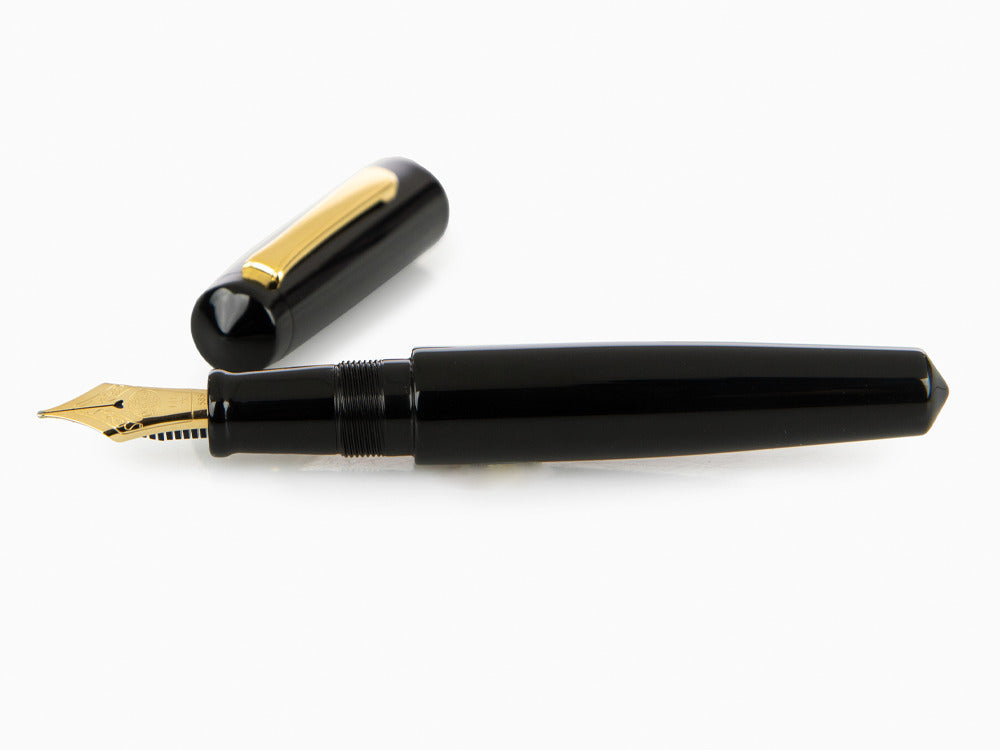 Stylo Plume Nakaya Writer Kuro-Roiro Noir, Piccolo, Ebonite, Or
