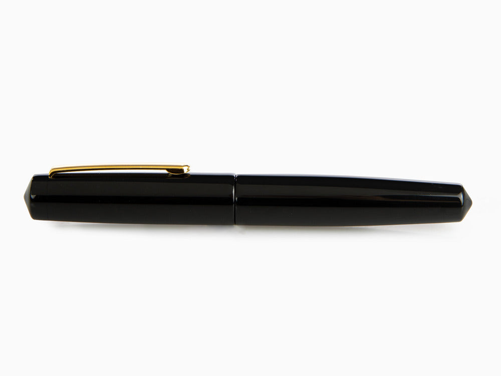 Stylo Plume Nakaya Writer Kuro-Roiro Noir, Piccolo, Ebonite, Or