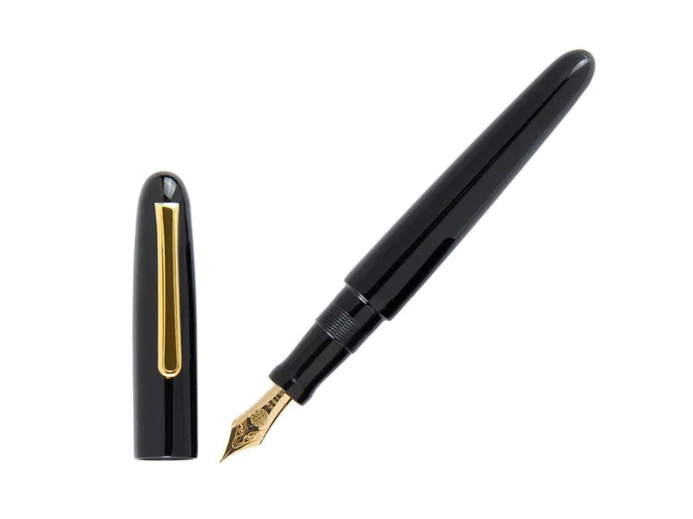 Stylo Plume Nakaya Writer Kuro-Roiro Portable, Laque urushi sur ébonite