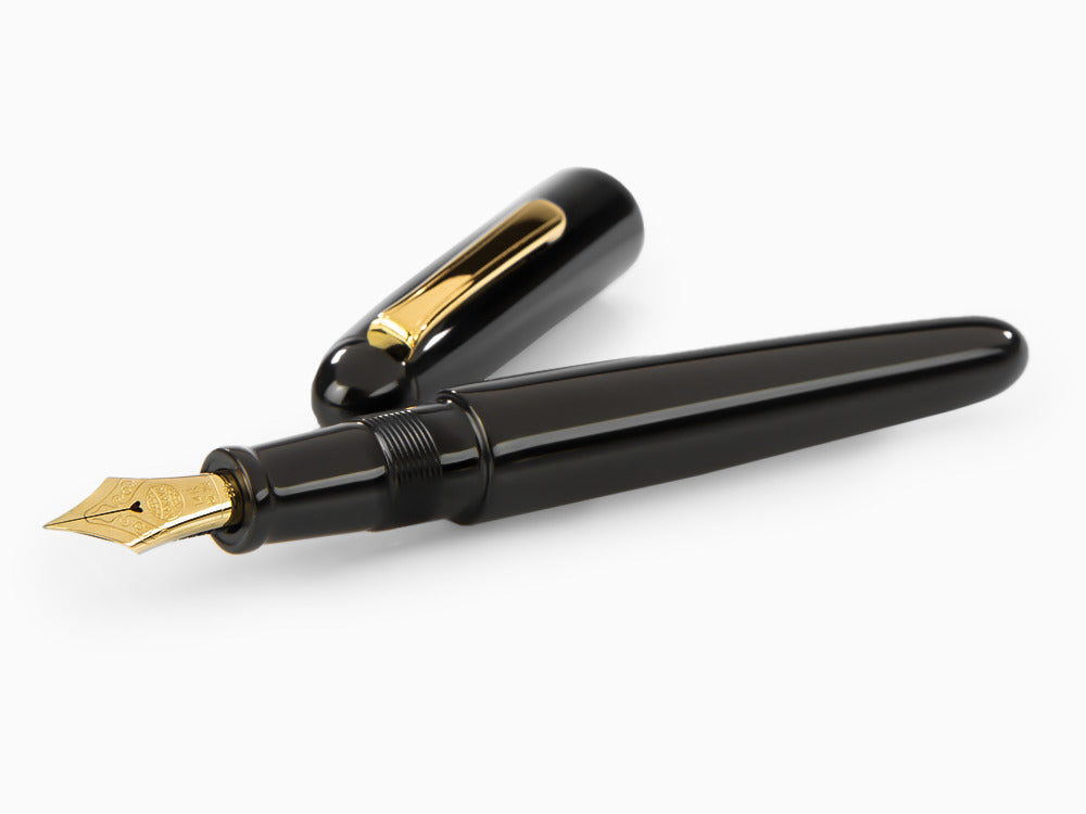 Stylo Plume Nakaya Writer Kuro-Roiro Portable, Laque urushi sur ébonite