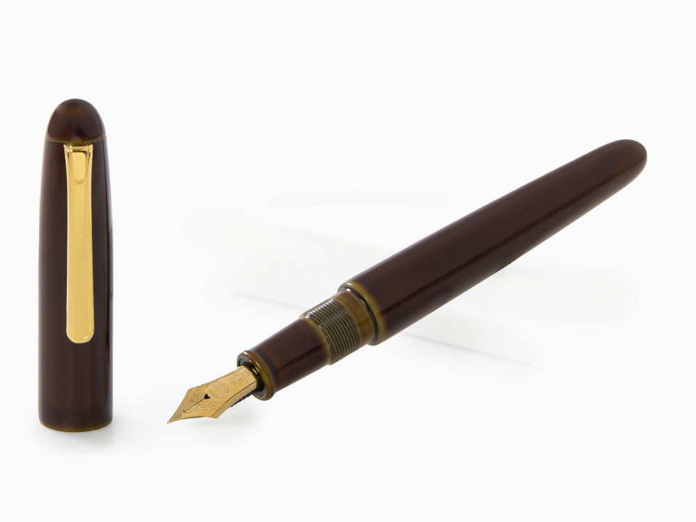 Stylo Plume Nakaya Writer Long, Heki Tamenuri, Laque urushi sur ébonite