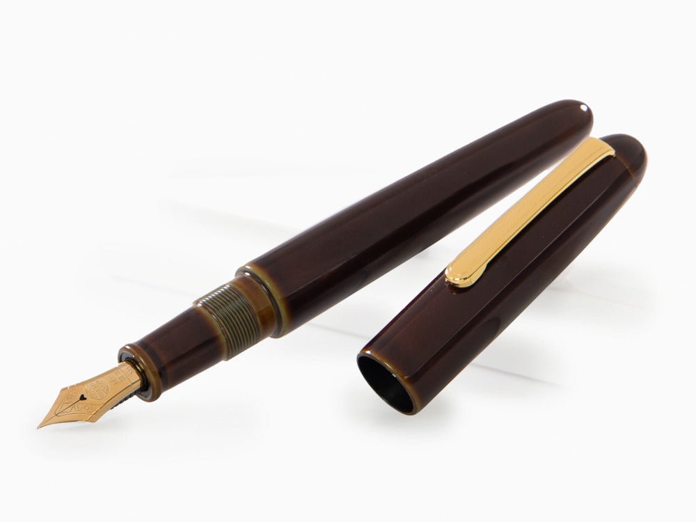 Stylo Plume Nakaya Writer Long, Heki Tamenuri, Laque urushi sur ébonite