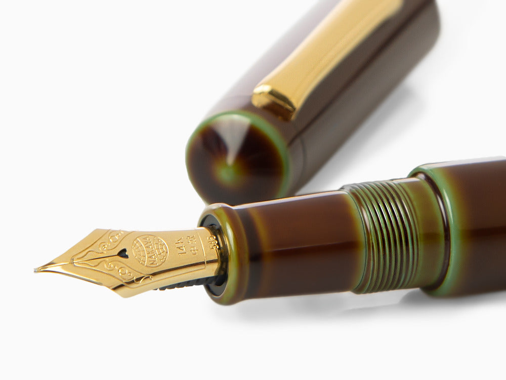 Stylo Plume Nakaya Writer Heki-Tamenuri, Piccolo, Ebonite, Urushi, Or