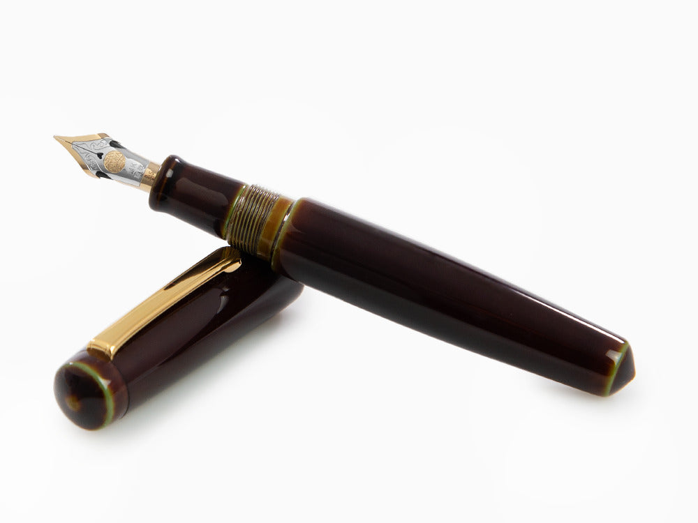 Stylo Plume Nakaya Writer Heki-Tamenuri, Piccolo, Bicolore, Elastic