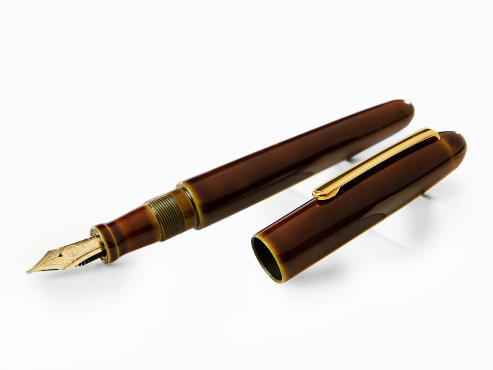 Stylo Plume Nakaya Writer Heki-Tamenuri Portable, Urushi, Plume Italique