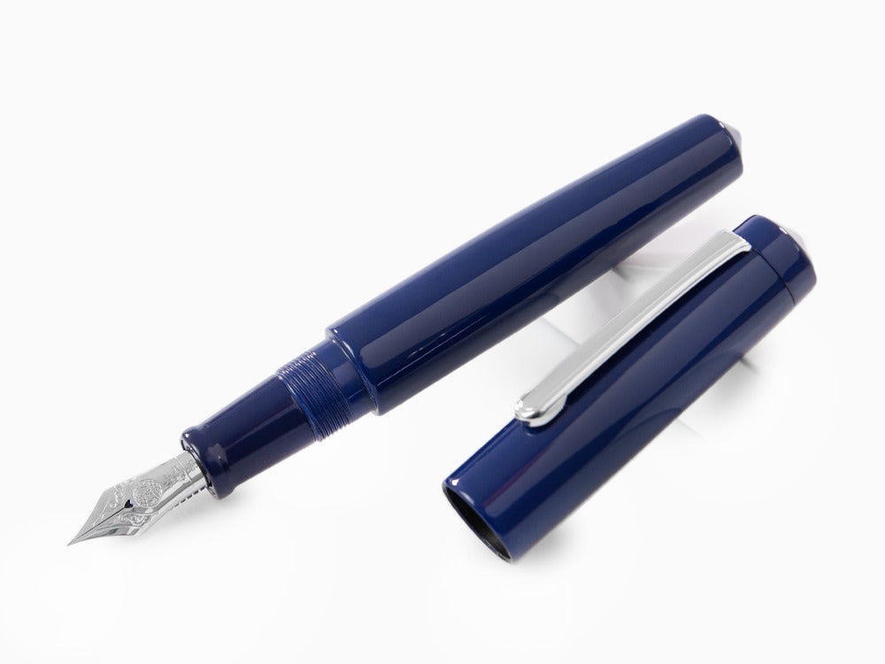 Stylo Plume Nakaya Writer Kikyo, Piccolo, Sur ébonite, Plaqué Rhodium