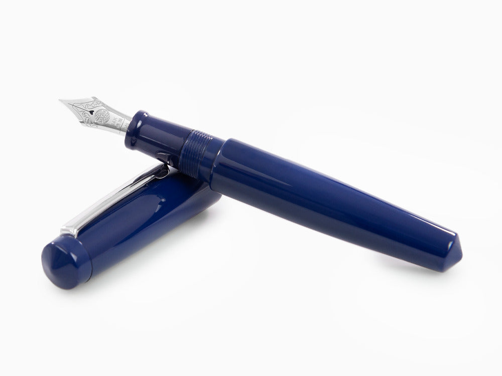 Stylo Plume Nakaya Writer Kikyo, Piccolo, Sur ébonite, Plaqué Rhodium