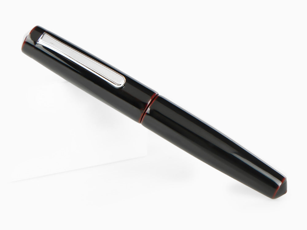 Stylo Plume Nakaya Writer Kuro-Tamenuri, Piccolo, Ebonite, Rhodium