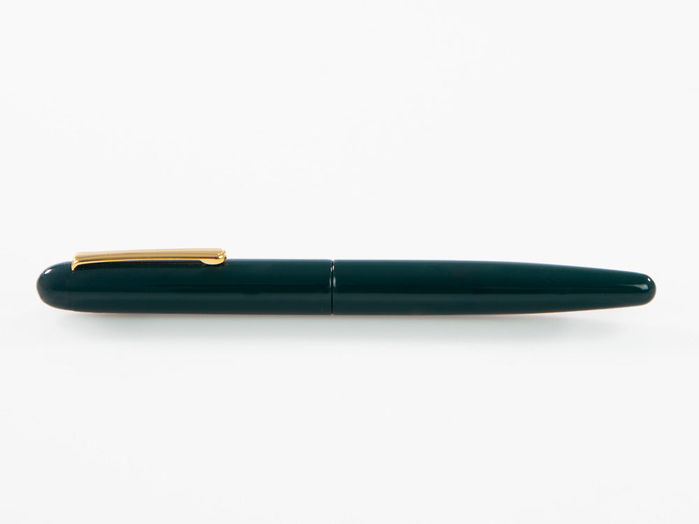 Stylo Plume Nakaya Writer Long Midori, Ebonite, Plaqué Or