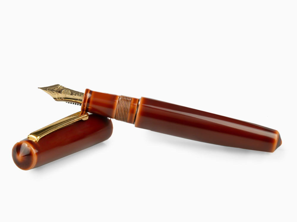 Stylo Plume Nakaya Writer Piccolo Toki-Tamenuri, Ebonite Laque Urushi