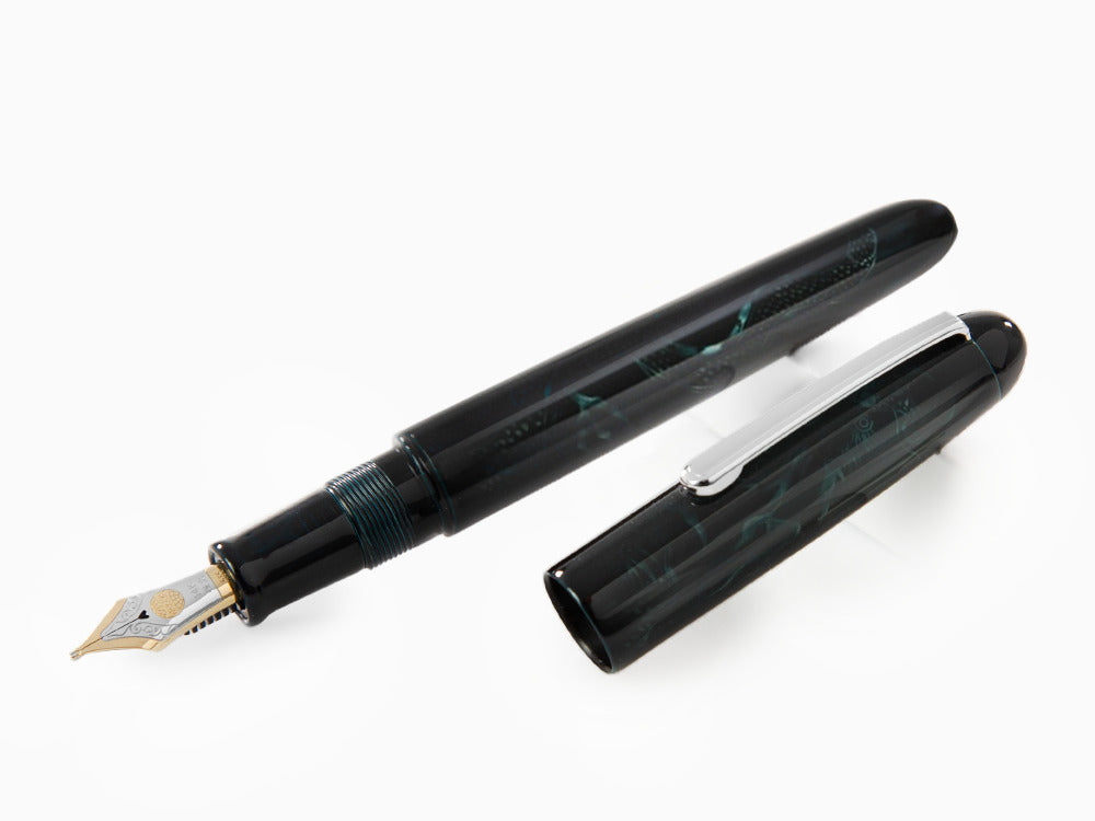 Stylo Plume Nakaya Writer Ascending Dragon I-Tamesukashi, Ao-Tamenuri