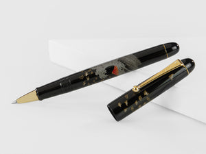 Roller Namiki Tradition Mount Fuji and Wave, Laque, Attributs or, BLK-30P-7-FN