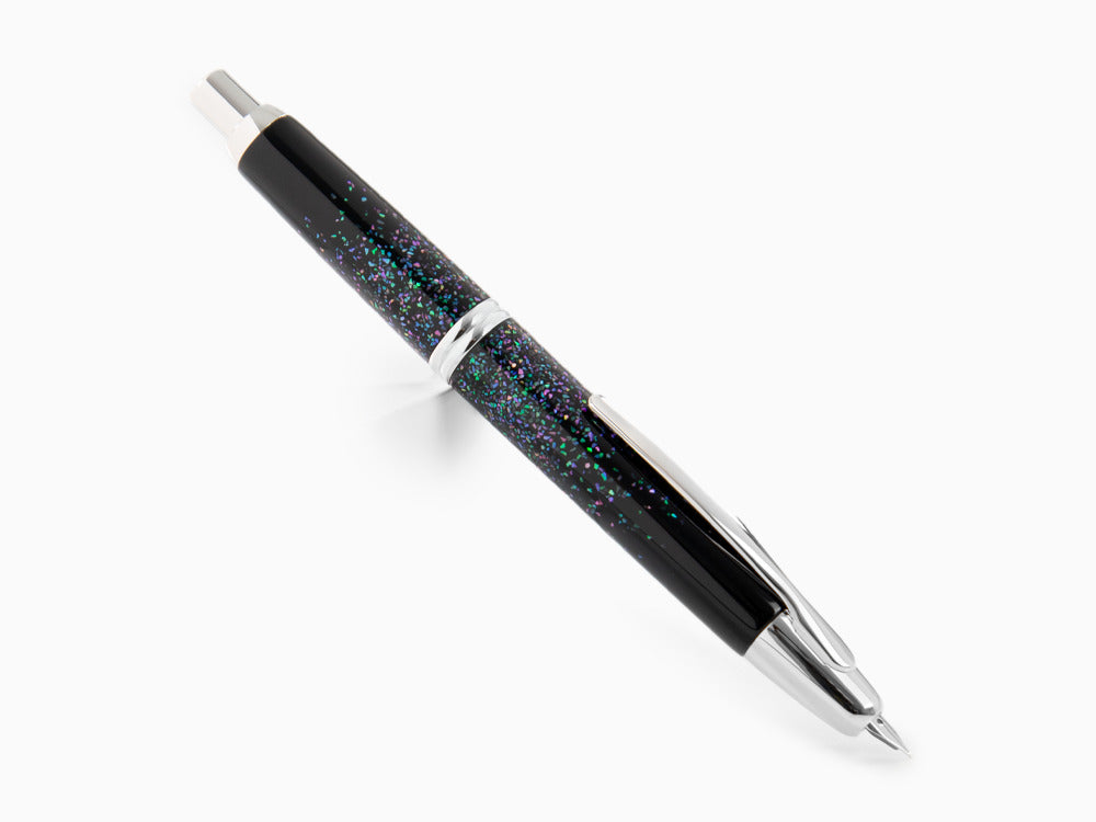 Stylo Plume Namiki Capless Raden, Laque, Chrome, Noir, FC-4500-RSR