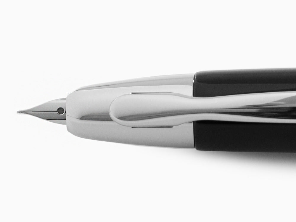 Stylo Plume Namiki Capless Raden, Laque, Chrome, Noir, FC-4500-RSR