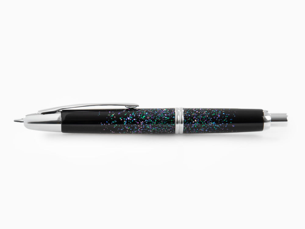 Stylo Plume Namiki Capless Raden, Laque, Chrome, Noir, FC-4500-RSR