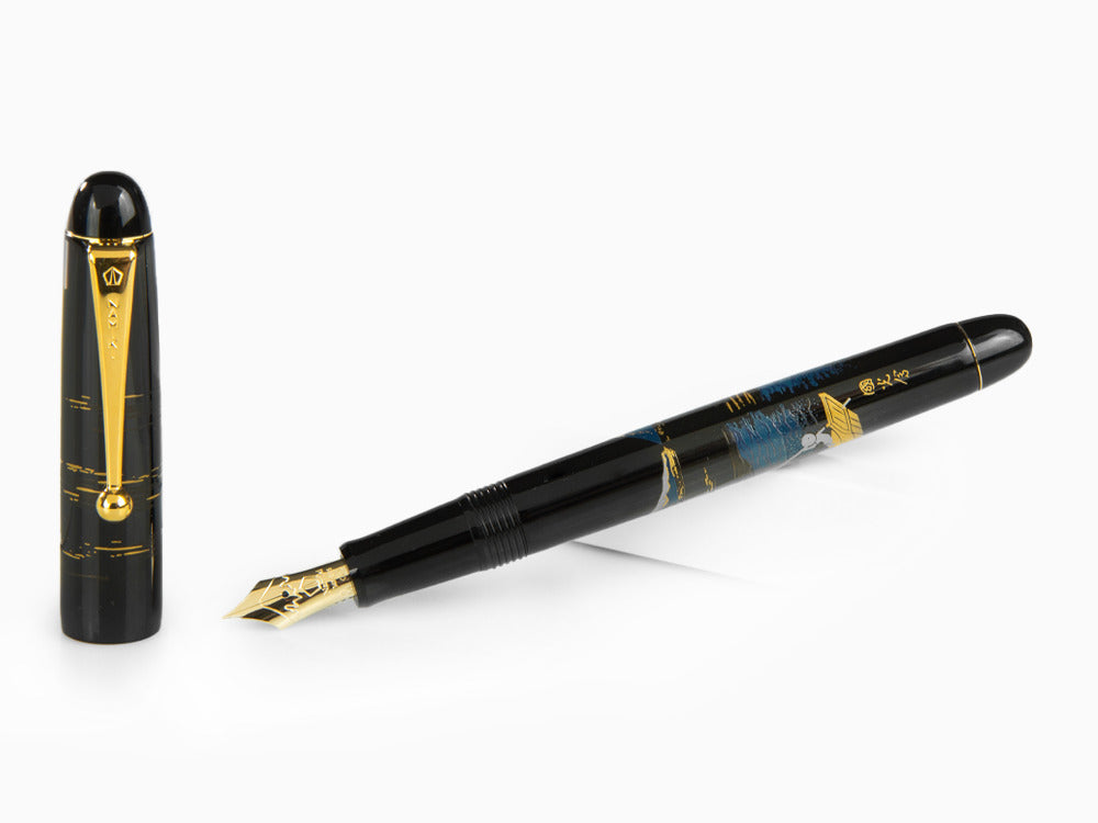Stylo Plume Namiki Nippon Art Mount Fuji and Ship, Or, FK-35SM-FF