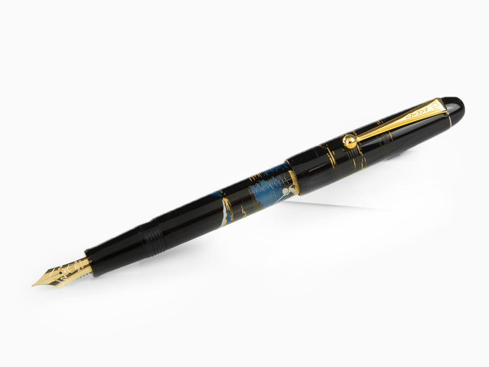 Stylo Plume Namiki Nippon Art Mount Fuji and Ship, Or, FK-35SM-FF