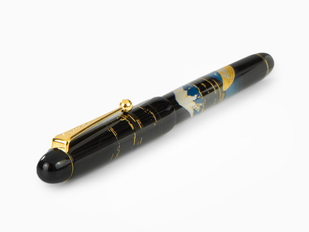 Stylo Plume Namiki Nippon Art Mount Fuji and Ship, Or, FK-35SM-FF