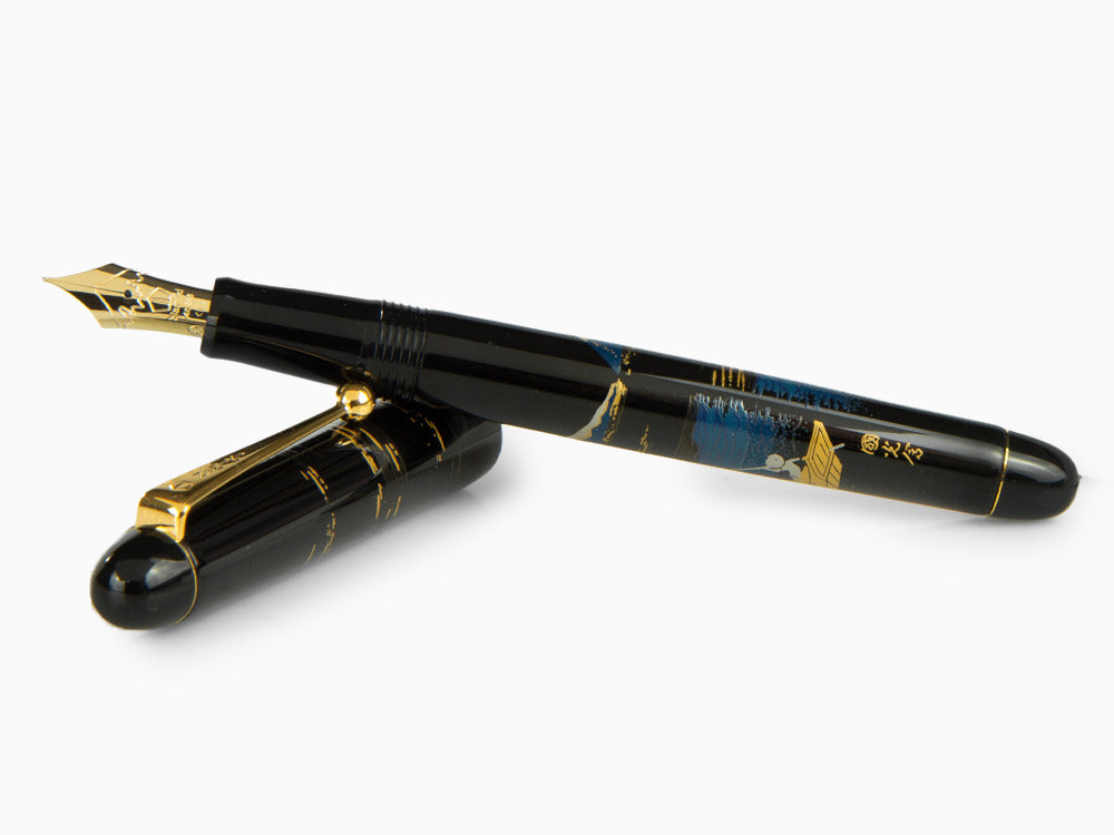 Stylo Plume Namiki Nippon Art Mount Fuji and Ship, Or, FK-35SM-FF