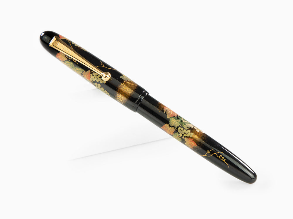 Stylo Plume Namiki Yukari Grapevine, Laque Urushi, Or, FN-10M-BU