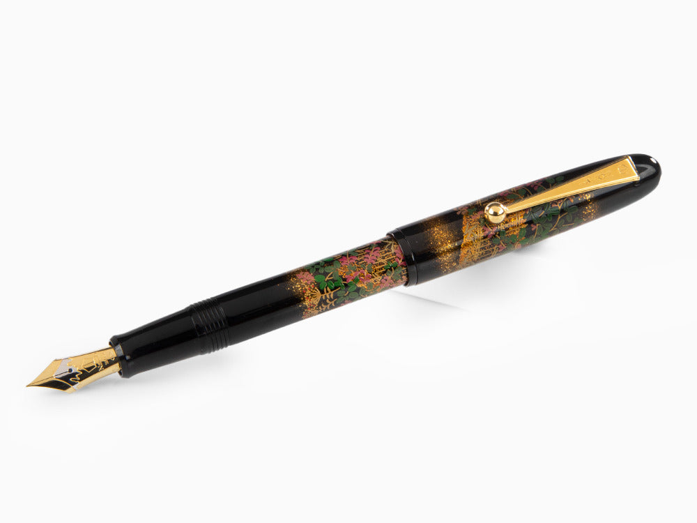 Stylo Plume Namiki Yukari Flower Fence, Laque Urushi, FN-10M-HA