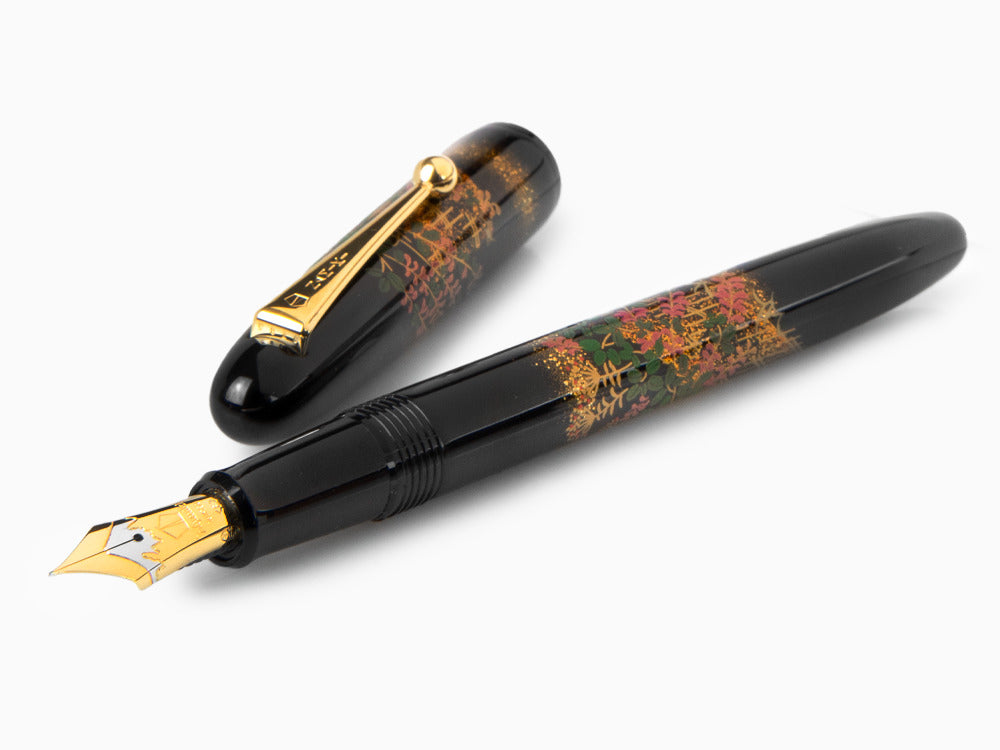Stylo Plume Namiki Yukari Flower Fence, Laque Urushi, FN-10M-HA